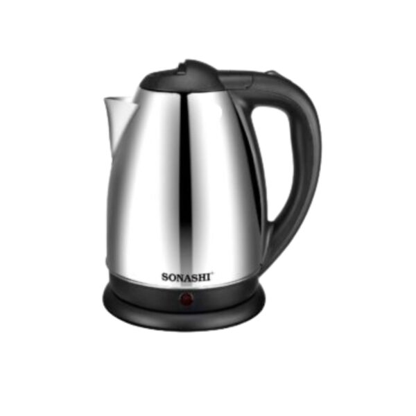 Sonashi 1.8 L Stainless Steel Kettle Auto Shutdown, Power On/Off Indicator Light