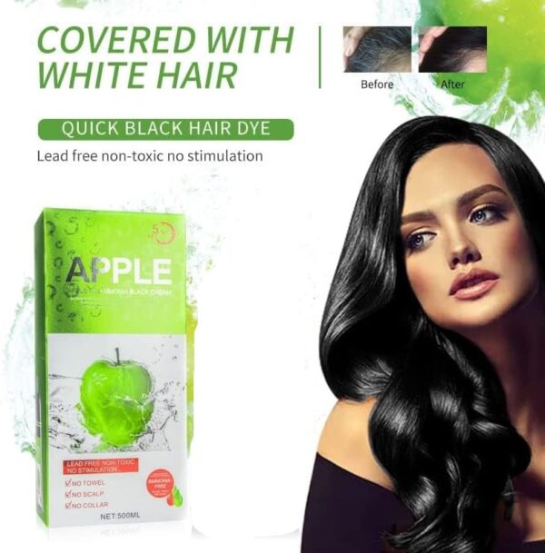 Mokeru Apple Herbal Extract Hair Color Dye Cream