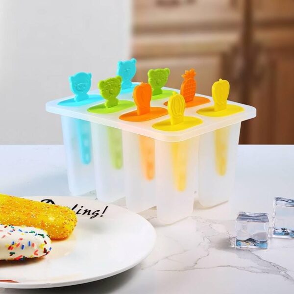 fastel Plastic Reusable Popsicle Molds Ice Pop Makers