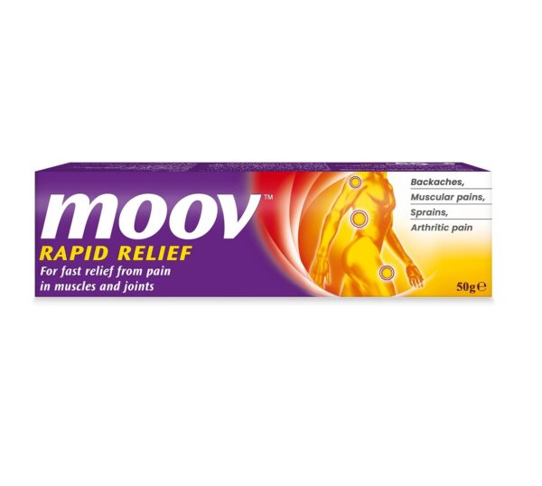 Moov Fast Pain Relief Cream- Pack of 3 (50g)
